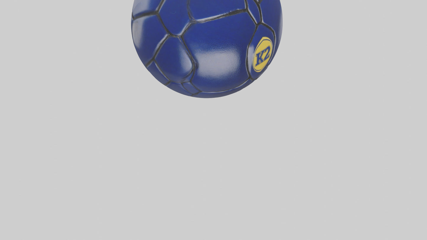 Football keychain model 3D model