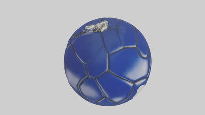 Football keychain model 3D model