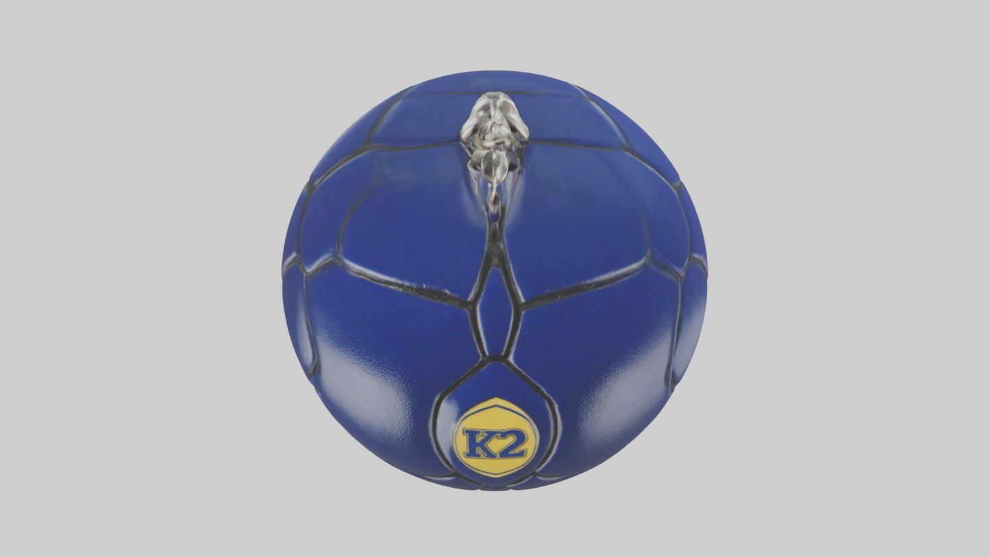 Football keychain model 3D model