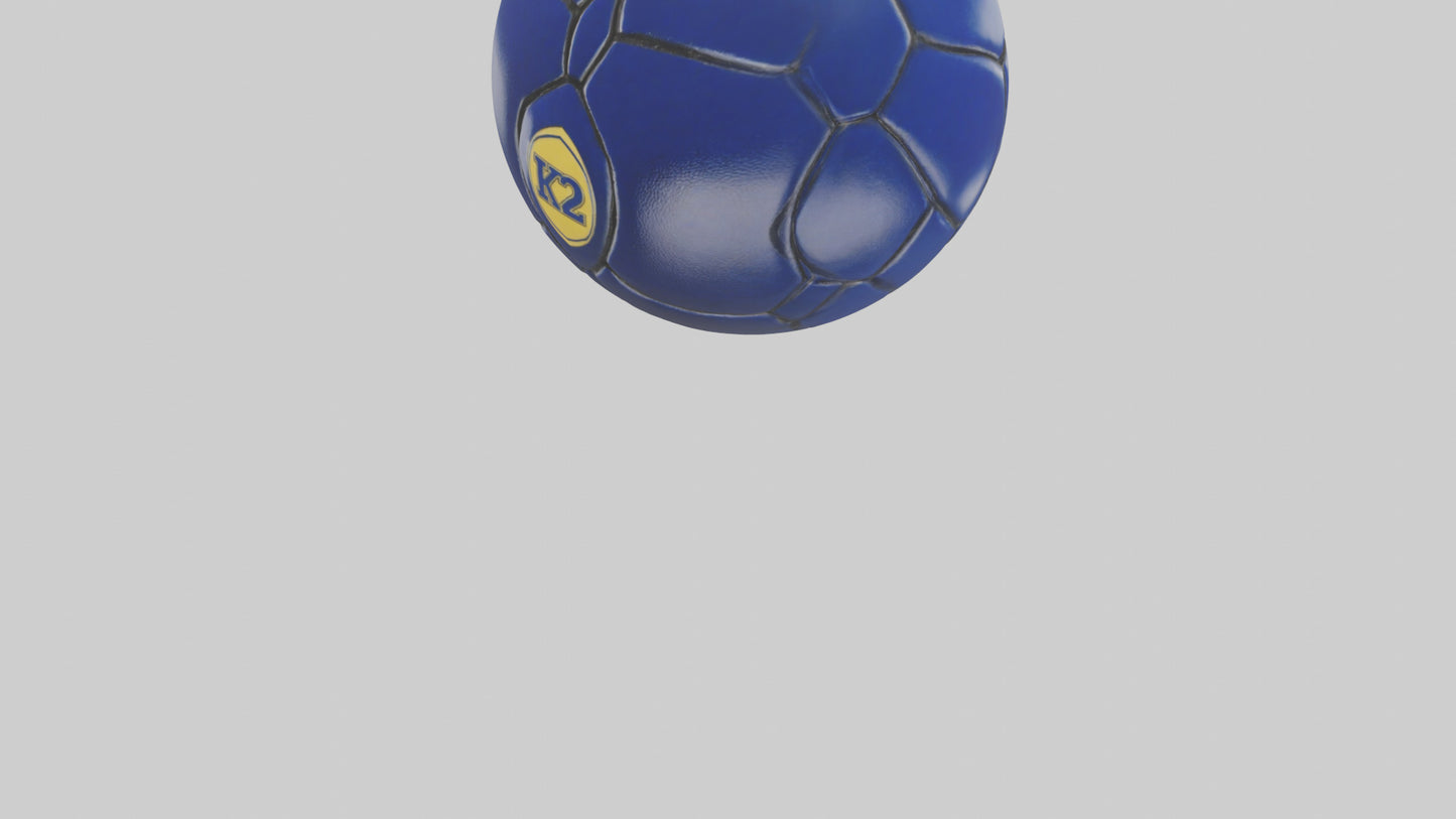 Football keychain model 3D model