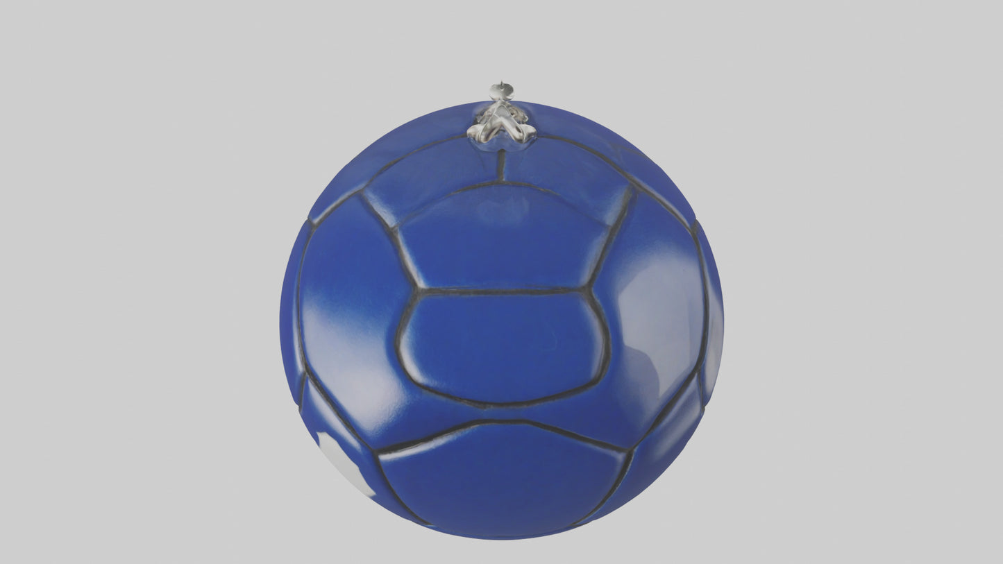 Football keychain model 3D model