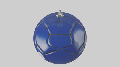 Football keychain model 3D model