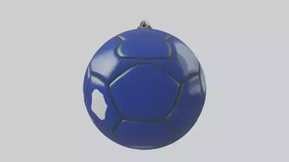 Football keychain model 3D model