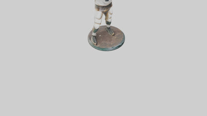 Football Quarterback Throwing statue model 3D model