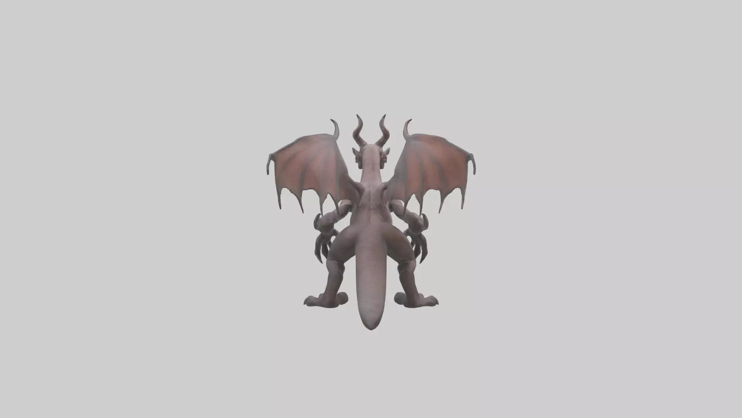 Forbidden creature model 3D model