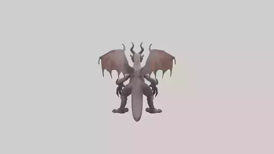 Forbidden creature model 3D model