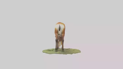 Forest Antelope grazing model 3D model