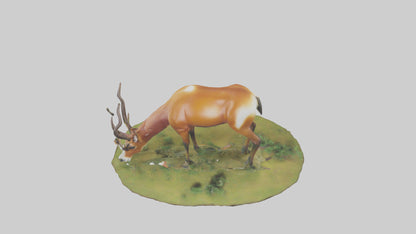 Forest Antelope grazing model 3D model