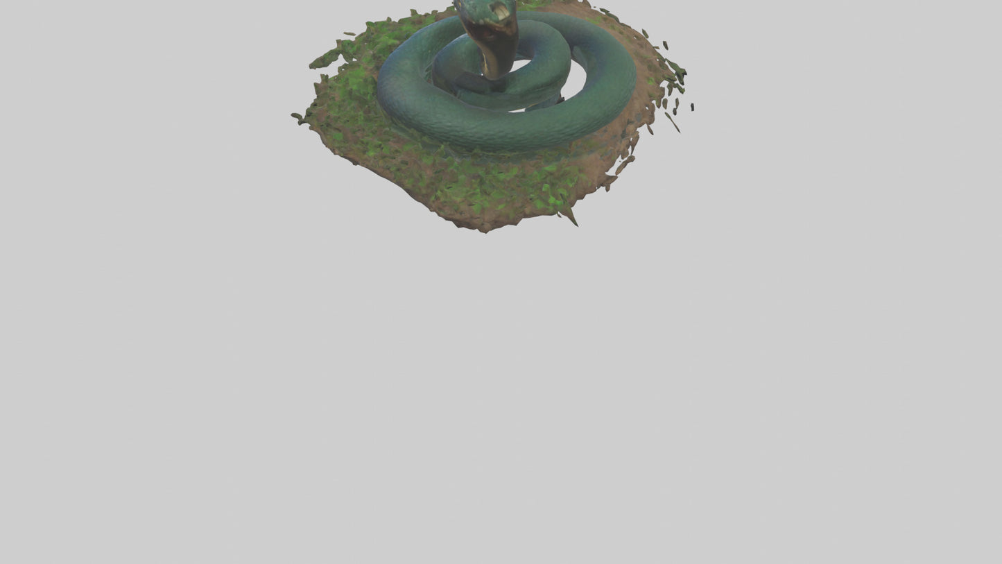 Forest Cobra hiding model 3D model