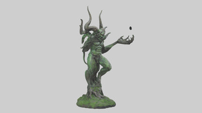 Forest Demon statue model VR / AR / low-poly