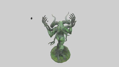 Forest Demon statue model VR / AR / low-poly