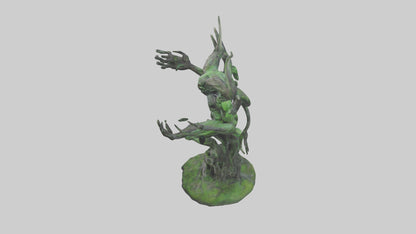 Forest Demon statue model VR / AR / low-poly