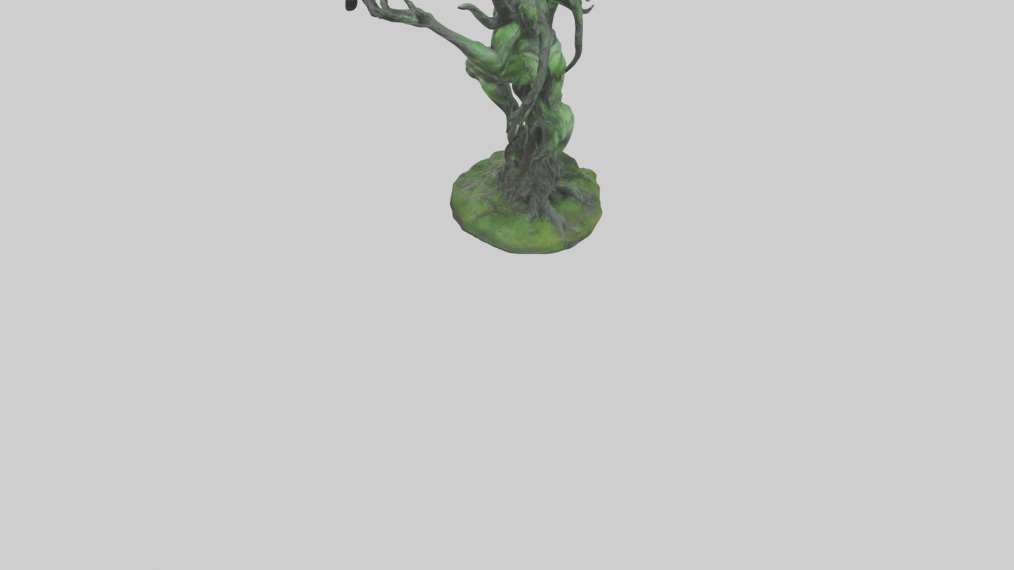 Forest Demon statue model VR / AR / low-poly