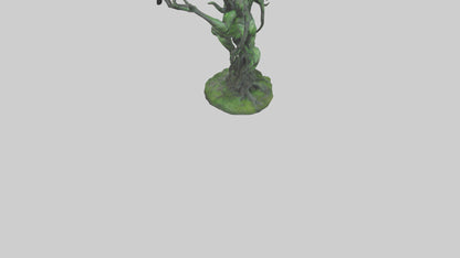 Forest Demon statue model VR / AR / low-poly