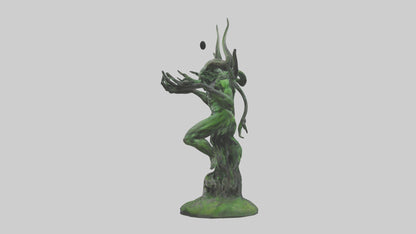 Forest Demon statue model VR / AR / low-poly