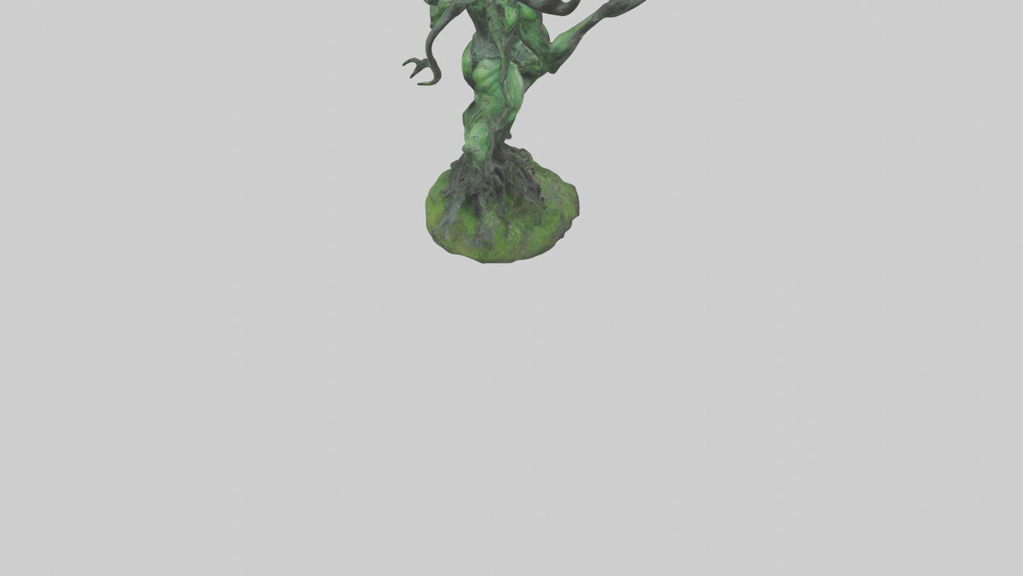 Forest Demon statue model VR / AR / low-poly