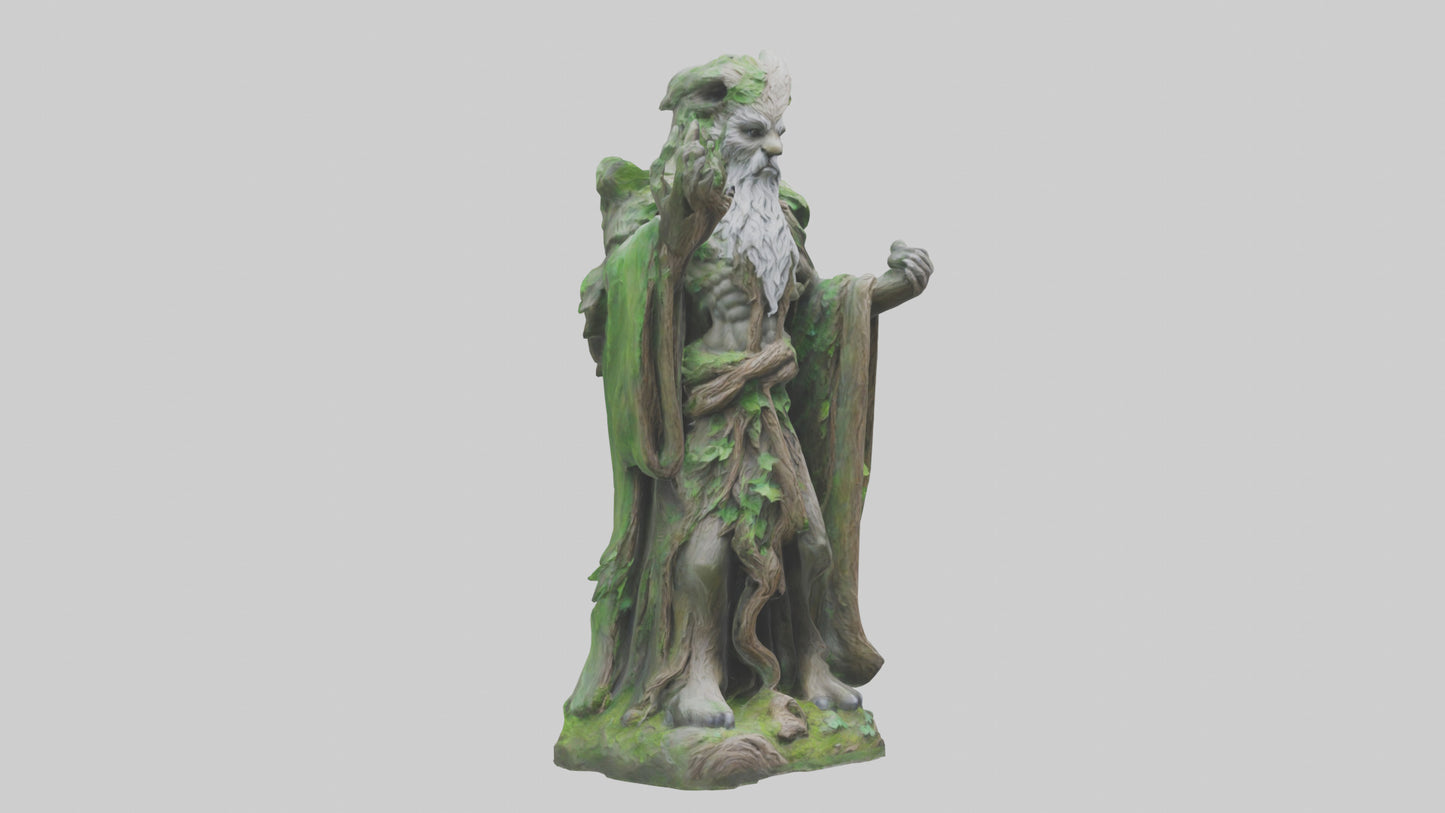 Forest Guardian statue model 3D model