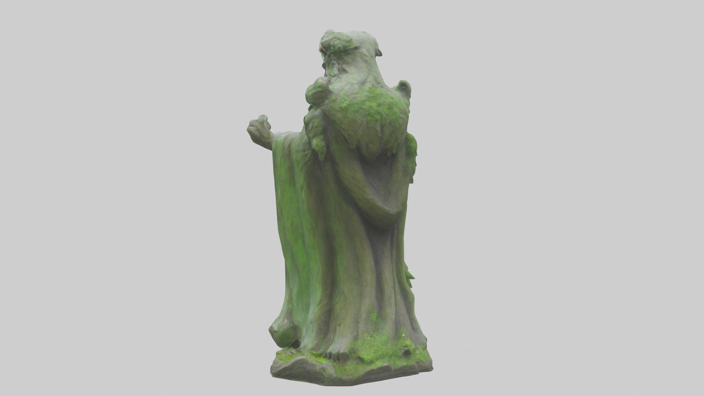 Forest Guardian statue model 3D model