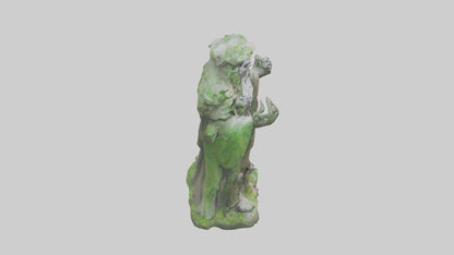 Forest Guardian statue model 3D model