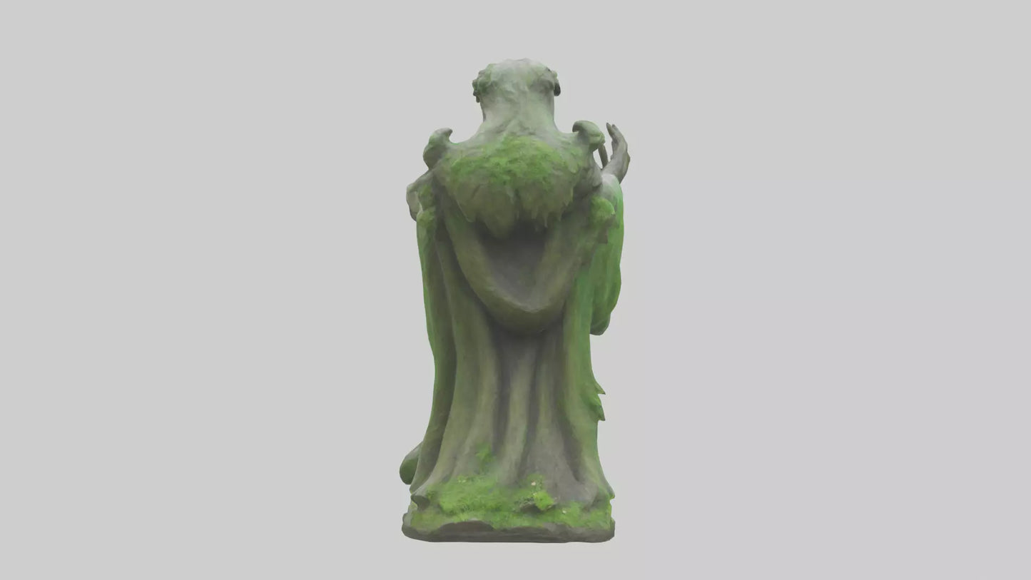 Forest Guardian statue model 3D model