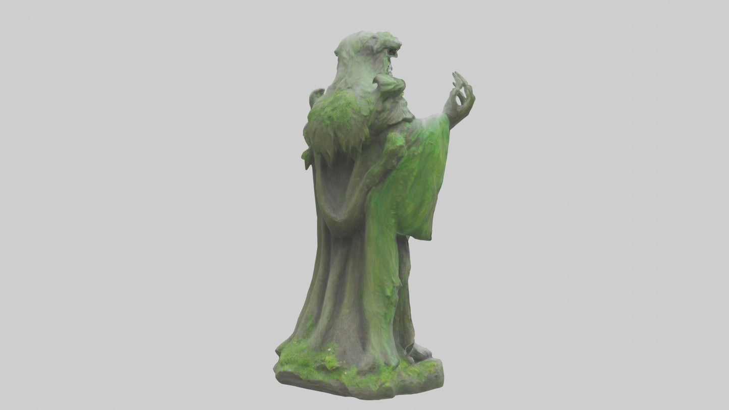 Forest Guardian statue model 3D model
