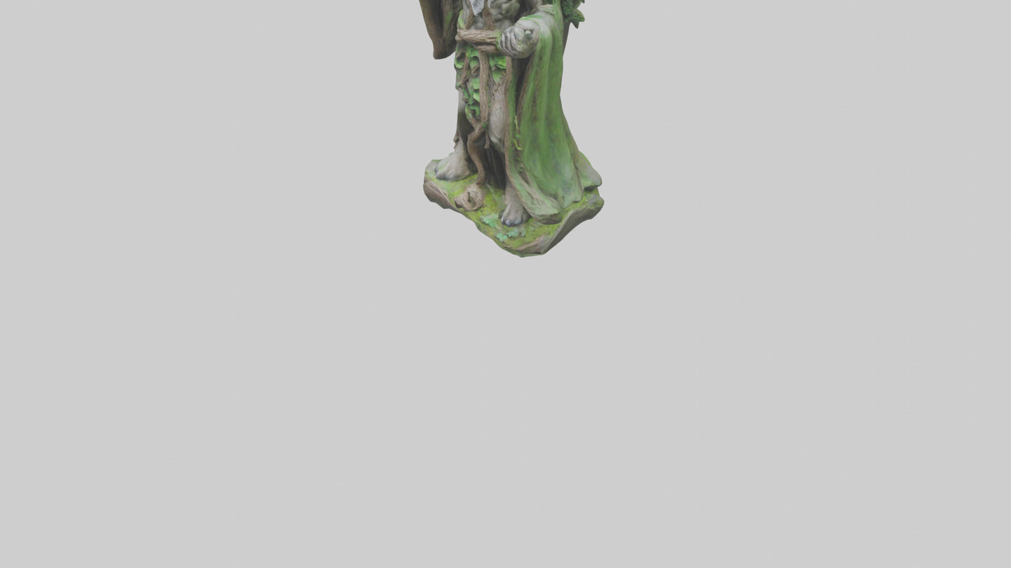 Forest Guardian statue model 3D model