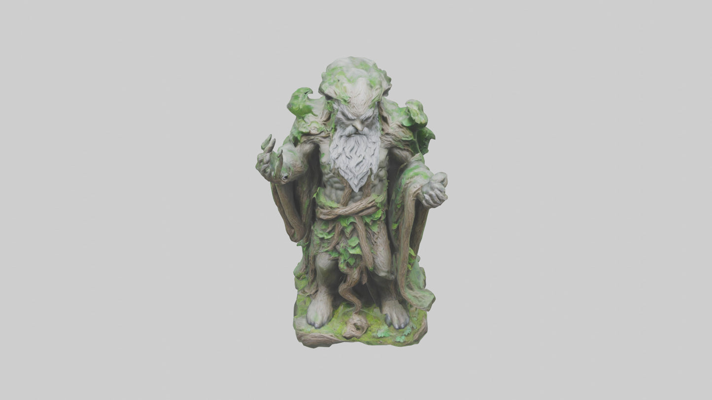 Forest Guardian statue model 3D model