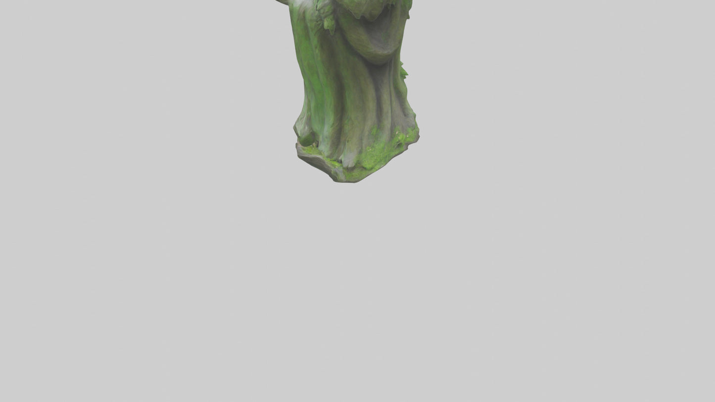 Forest Guardian statue model 3D model