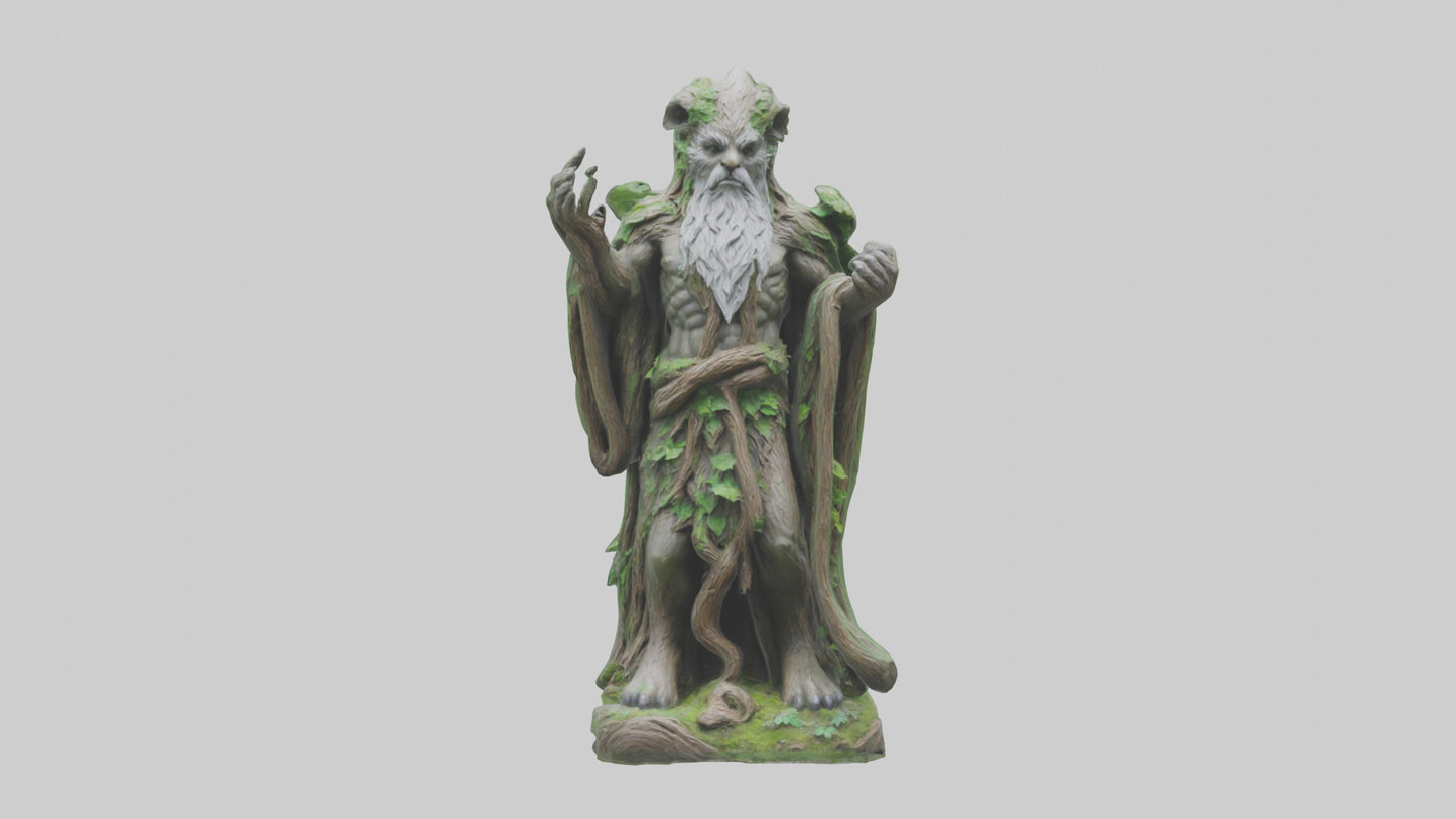 Forest Guardian statue model 3D model