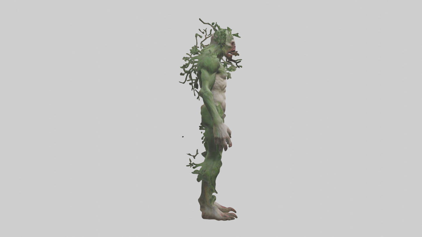 3D model Forest Mutant model VR / AR / low-poly