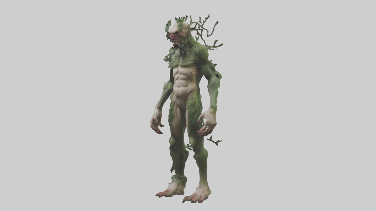 3D model Forest Mutant model VR / AR / low-poly