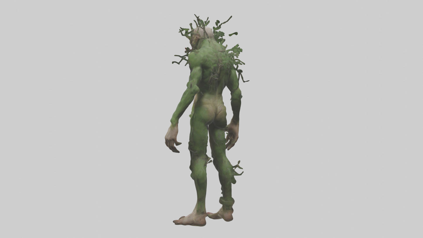 3D model Forest Mutant model VR / AR / low-poly