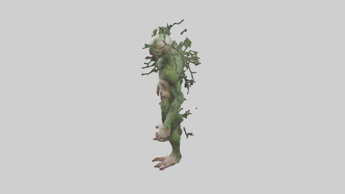 3D model Forest Mutant model VR / AR / low-poly