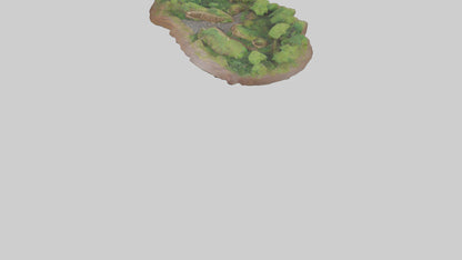 Forest Pathway Sculpture model 3D model