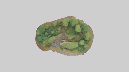 Forest Pathway Sculpture model 3D model