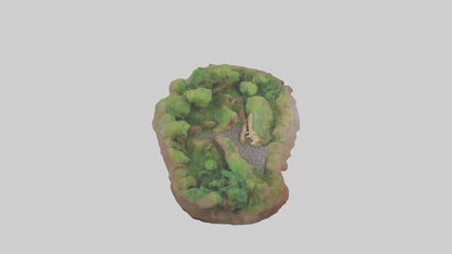 Forest Pathway Sculpture model 3D model