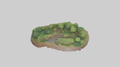 Forest Pathway Sculpture model 3D model