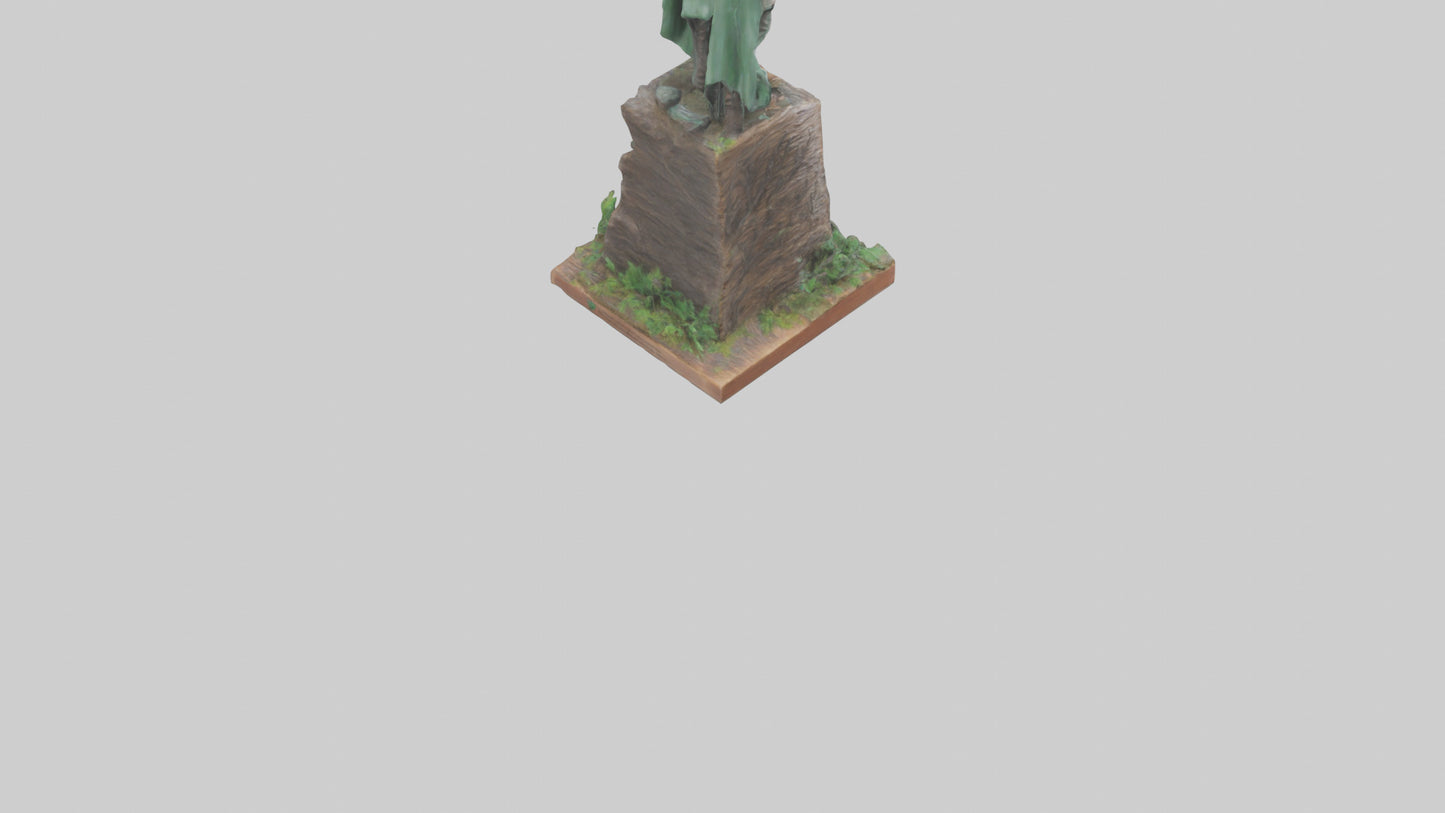 Forest Preservation Hero Statue model 3D model