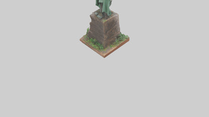 Forest Preservation Hero Statue model 3D model