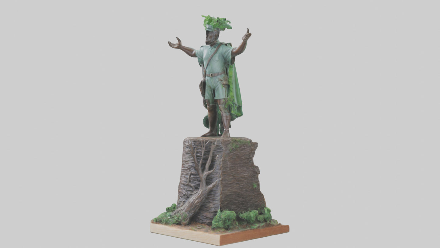 Forest Preservation Hero Statue model 3D model