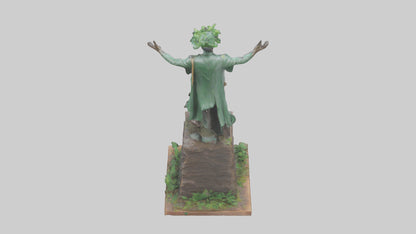 Forest Preservation Hero Statue model 3D model