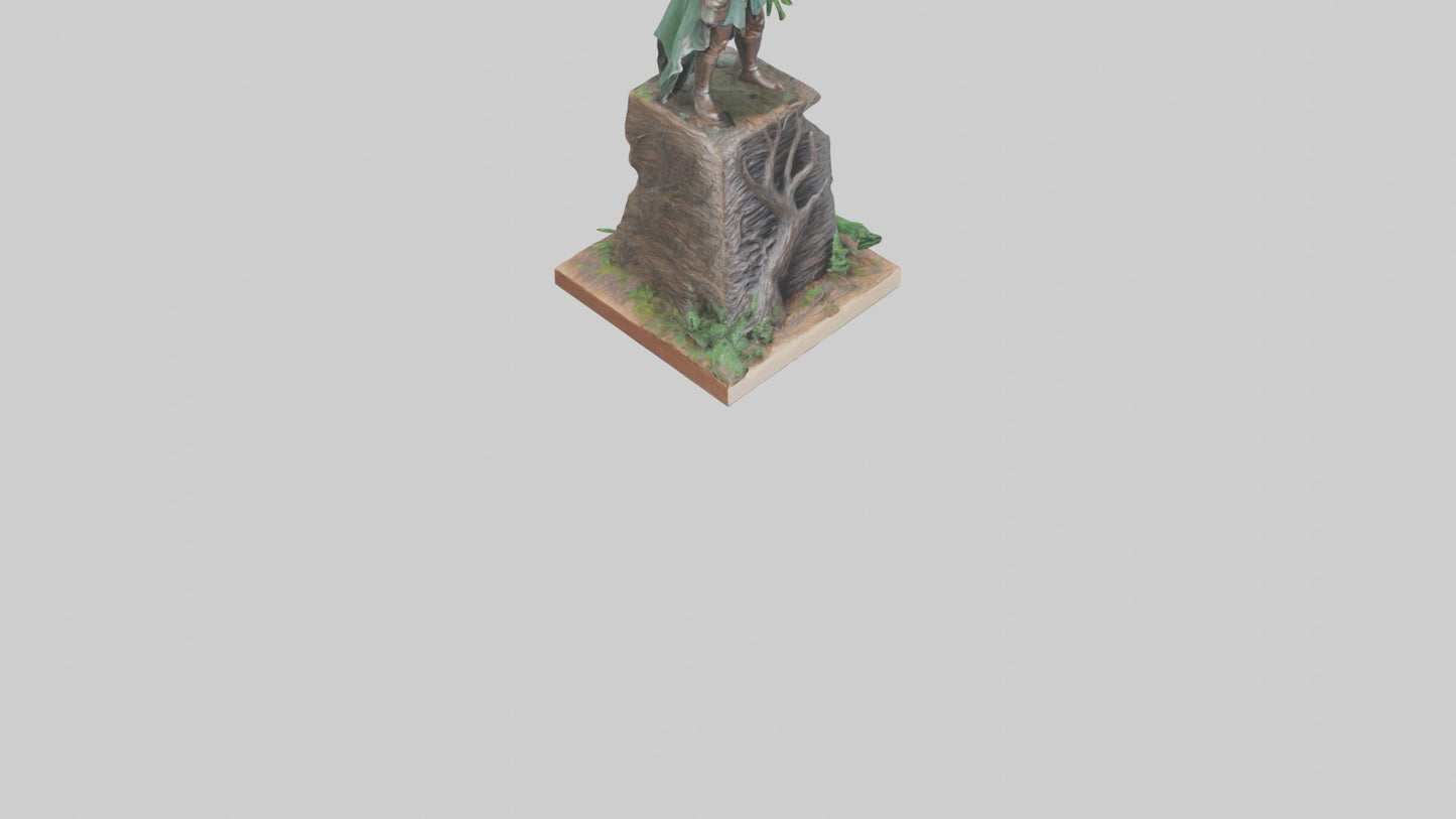 Forest Preservation Hero Statue model 3D model