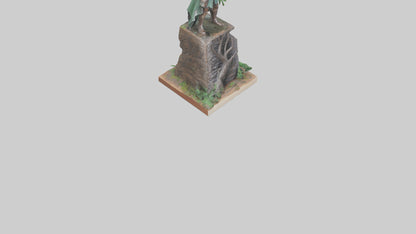 Forest Preservation Hero Statue model 3D model