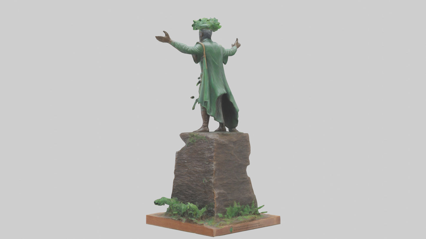 Forest Preservation Hero Statue model 3D model