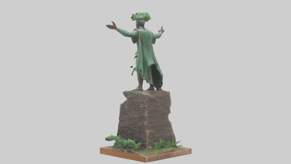 Forest Preservation Hero Statue model 3D model