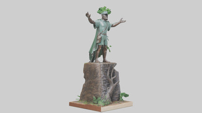 Forest Preservation Hero Statue model 3D model