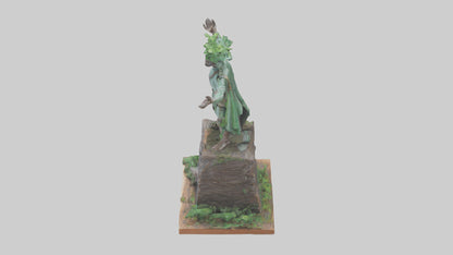 Forest Preservation Hero Statue model 3D model