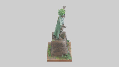 Forest Preservation Hero Statue model 3D model