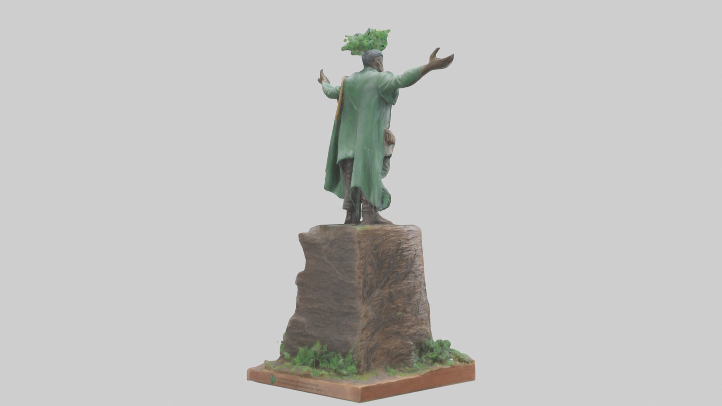 Forest Preservation Hero Statue model 3D model
