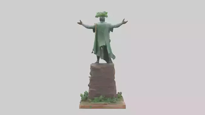 Forest Preservation Hero Statue model 3D model